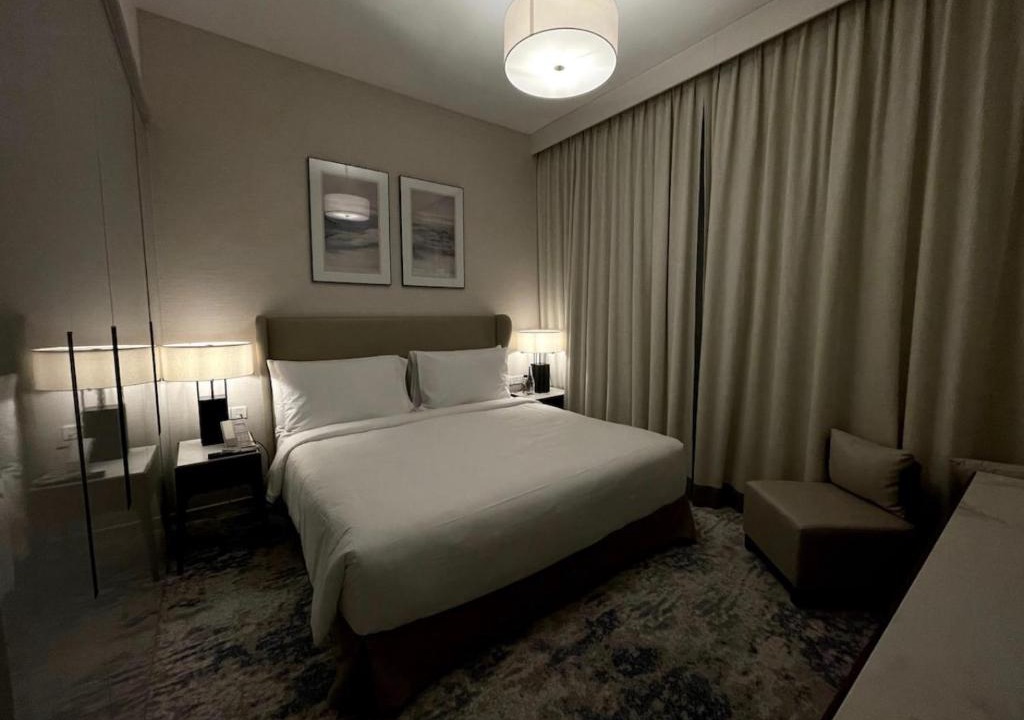 Al Aqah Apartment | شقة فاخرة في فندق العنوان ريزدينس Two bedrooms apartment at address residences