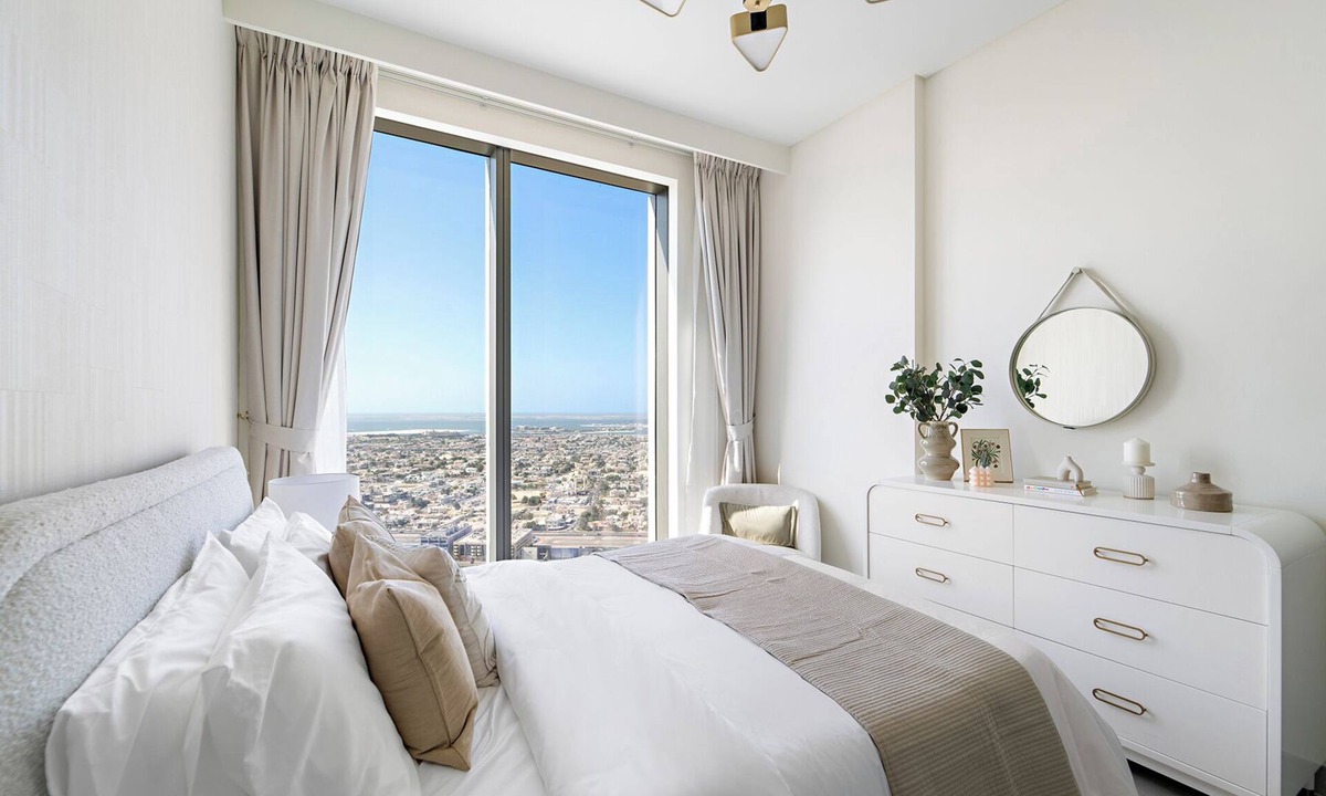 Madinat Zayed Apartment | 1BR 3802 Forte Tower 2