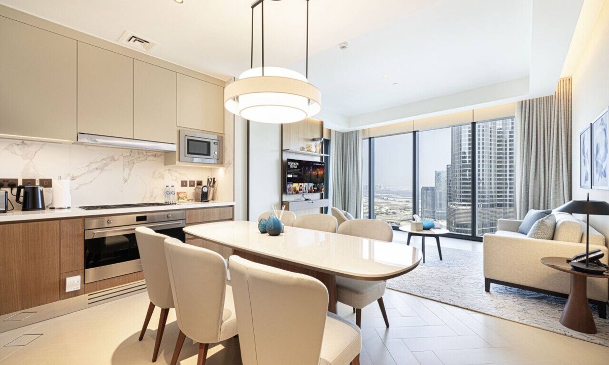 Downtown Dubai Apartment | 3BR Burj Khalifa Fountain NYE View | Address