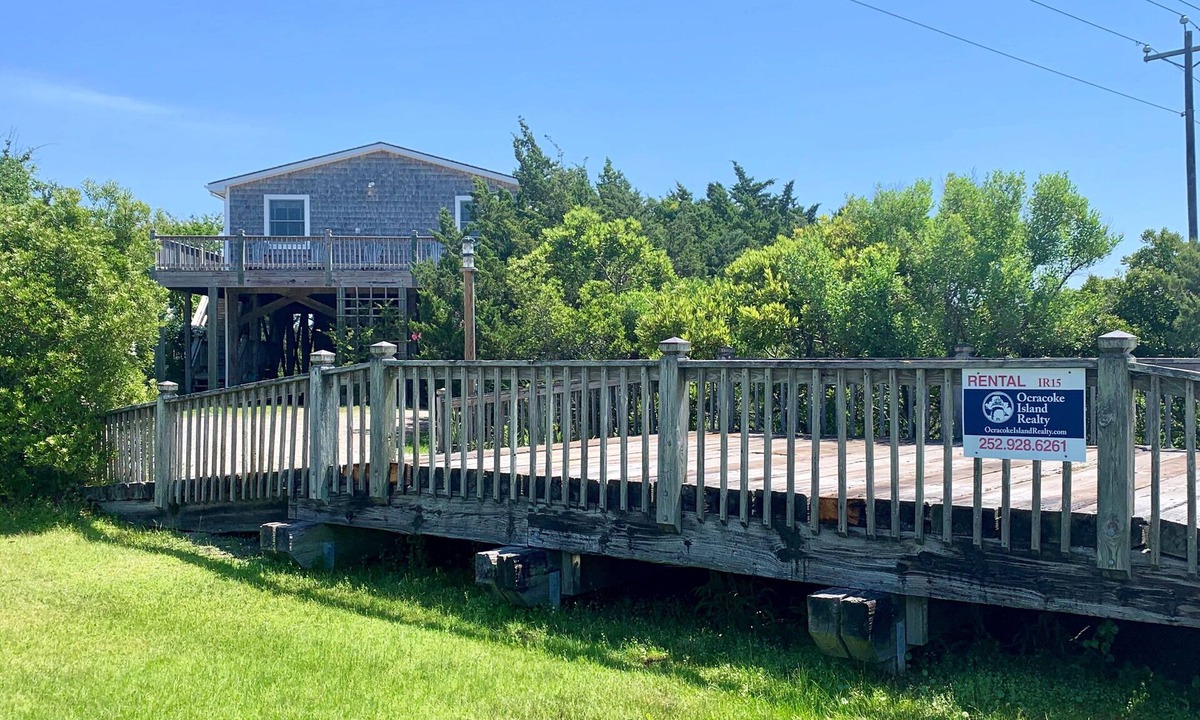Ocracoke House | Bluefin: Nautical and eclectic artwork, and amazing marsh views.