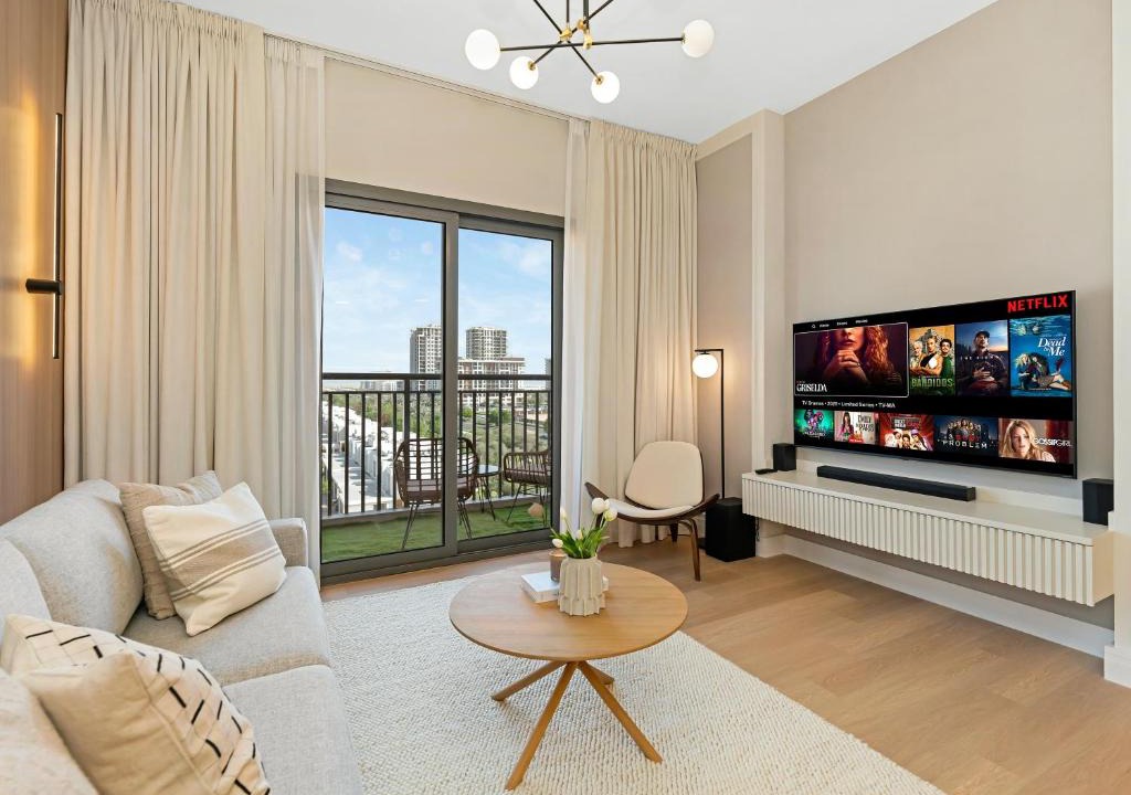 Dubai Apartment | Caabi I Town Square Suite Luxury 2BR Near Qudra Lake