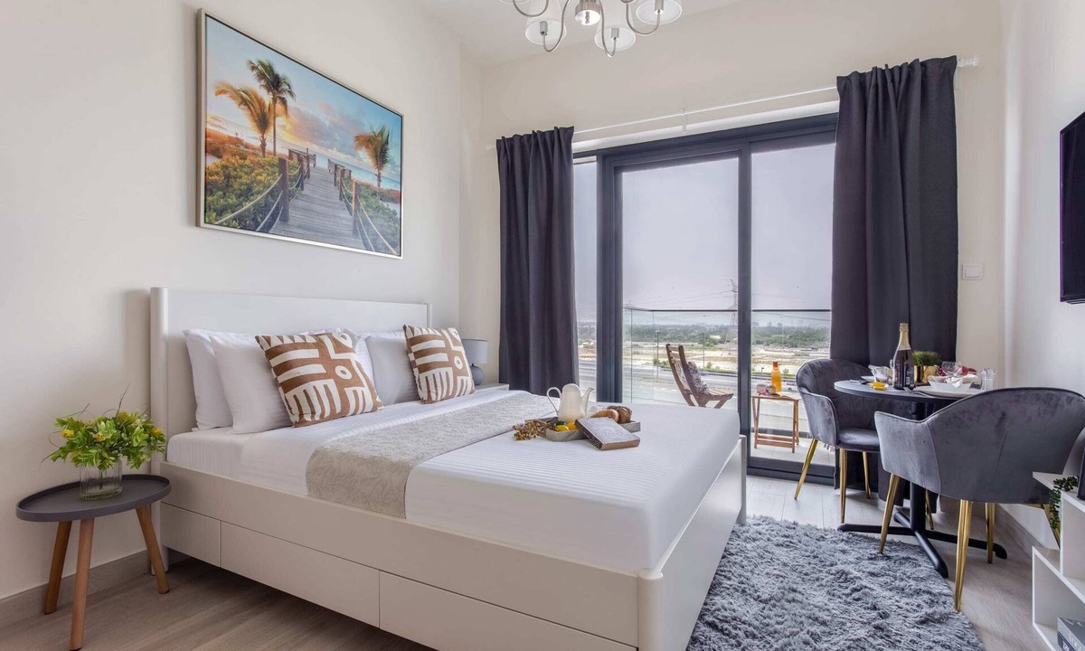 Nad Al Sheba Apartment | Charming Studio with Cozy Balcony in MBR City!