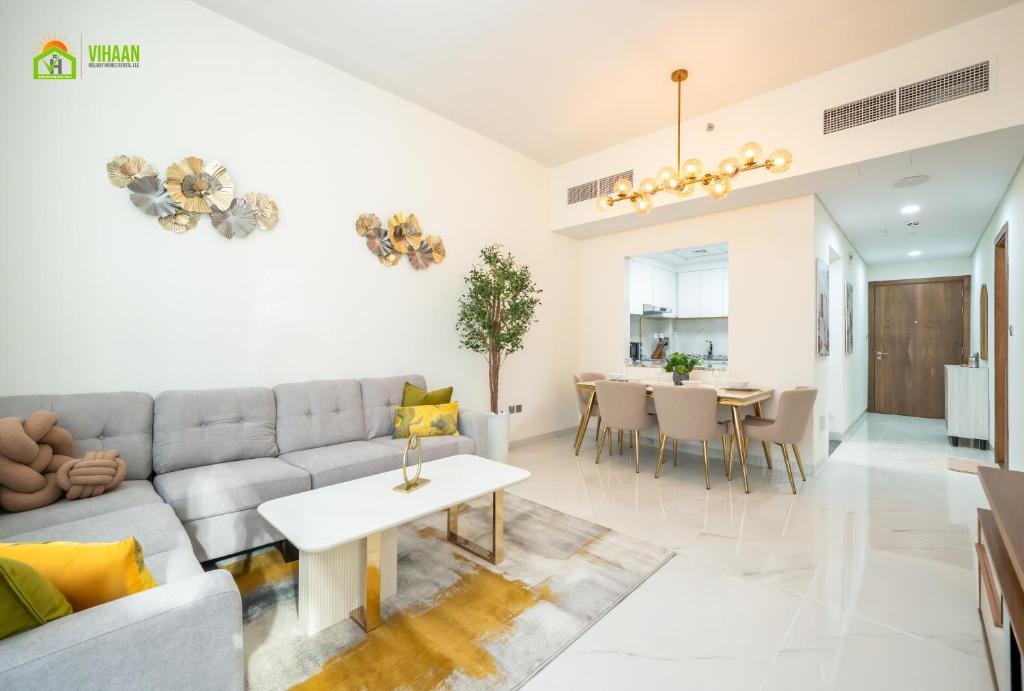 Dubai Apartment | Chic Oasis in Jumeirah Garden City by Vihaan Homes
