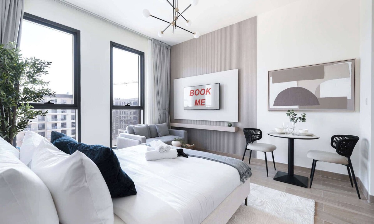 Dubai Apartment | Free housekeeping visits during your stay - StayShort - Town Square sleeps 2 in Great Location
