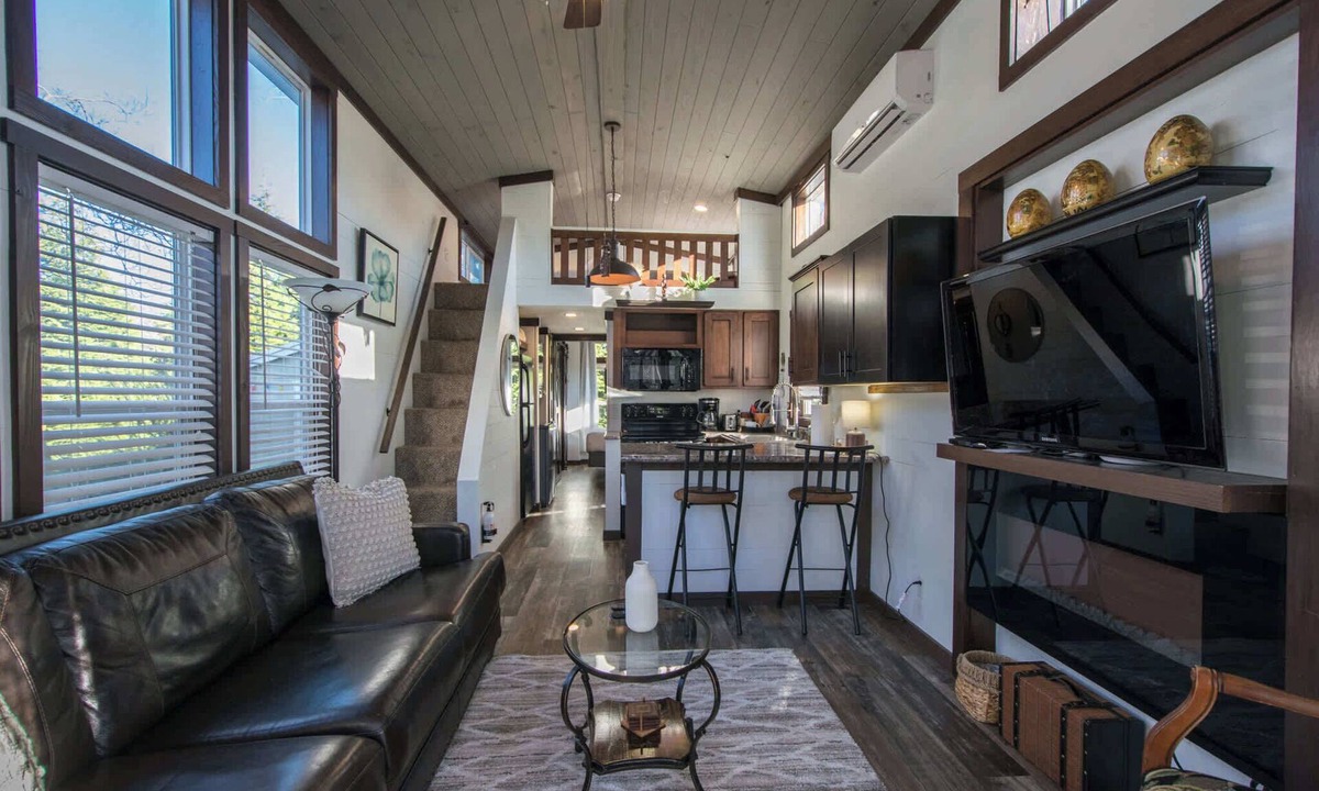 Upward House | Gorgeous 1BR Tiny Home w/Pool | Bocce | Free Tix