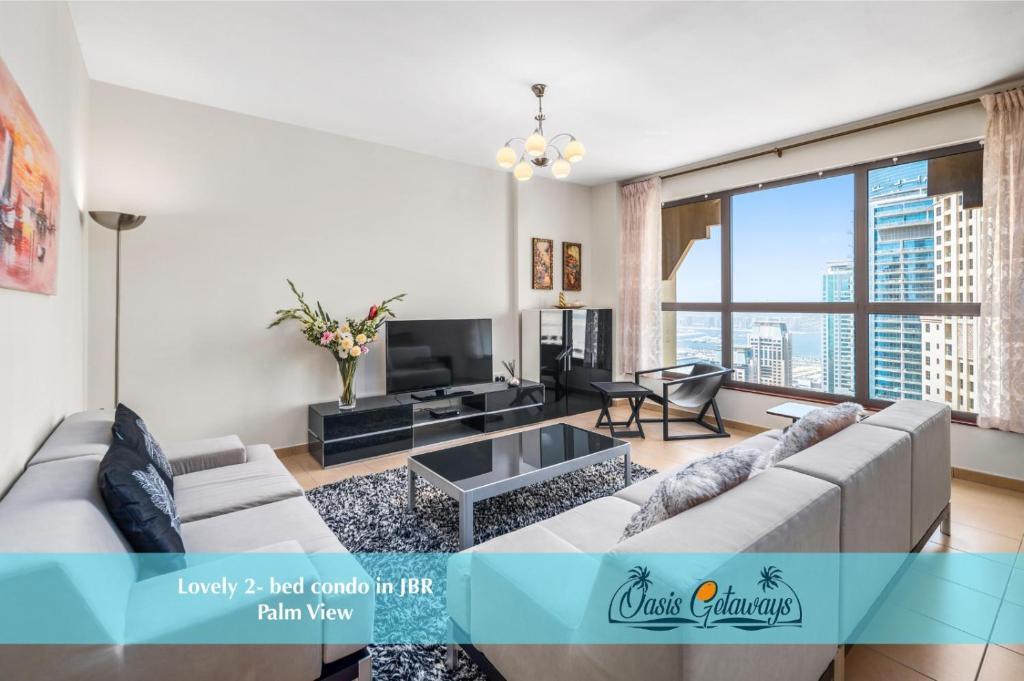 Jumeirah Beach Residence Apartment | Lovely 2-bed condo in JBR - 5 mins from beach - Palm View!