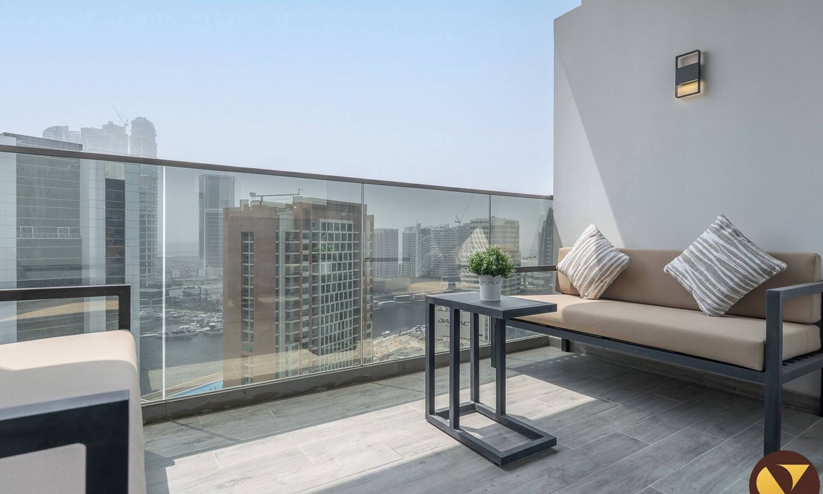 Madinat Zayed Apartment | MAG Stylish Studio in Business Bay Pool