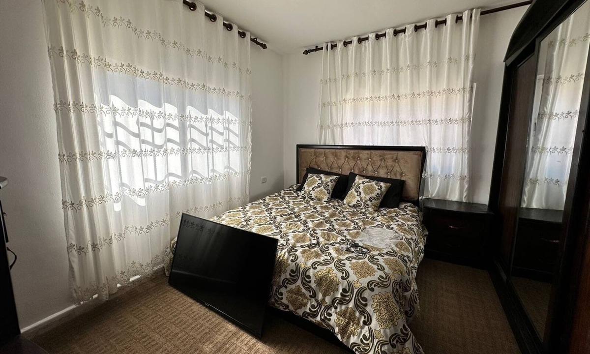 Jordan Apartment | Serene -bedroom apartment with AC in charming Irbid