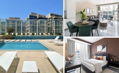 Downtown Dubai Apartment | Silkhaus contemporary 1BDR in Business Bay, pool & gym access