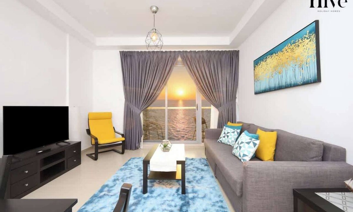 Ras Al Khaimah Apartment | Sunset Sea View Apt W Beach Access & Pool