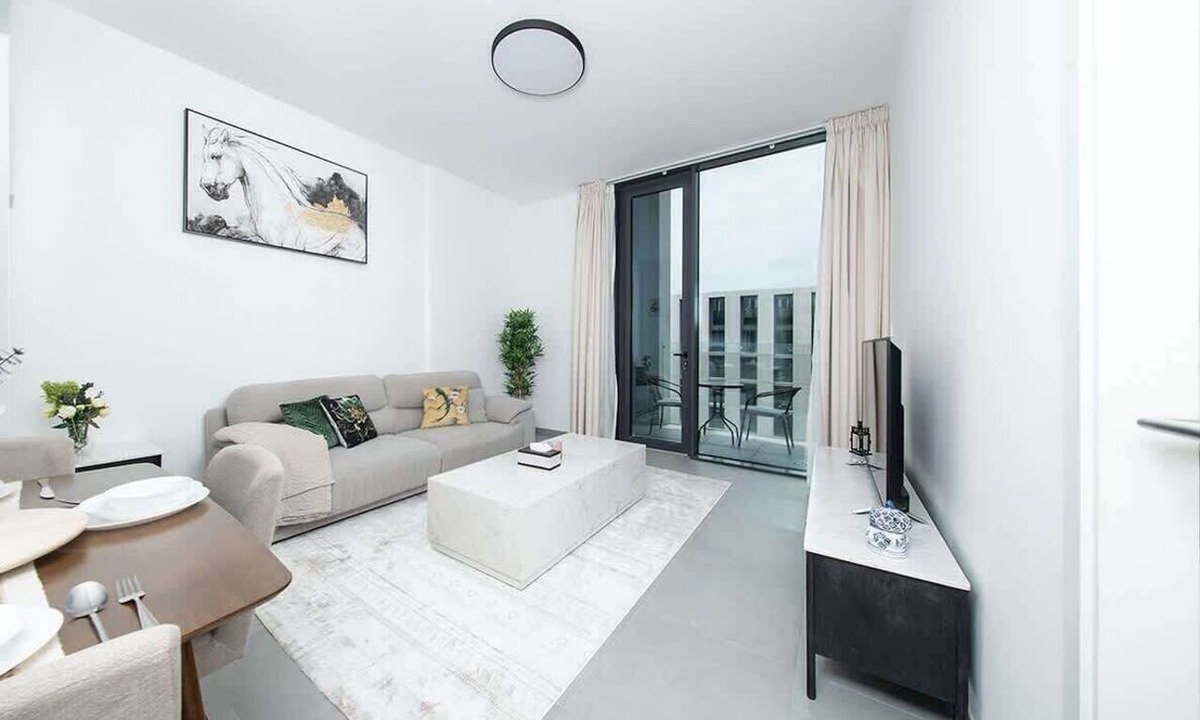 Sharjah Apartment | Tiraz 4 Aljada Apartment W Balcony & Pool Access