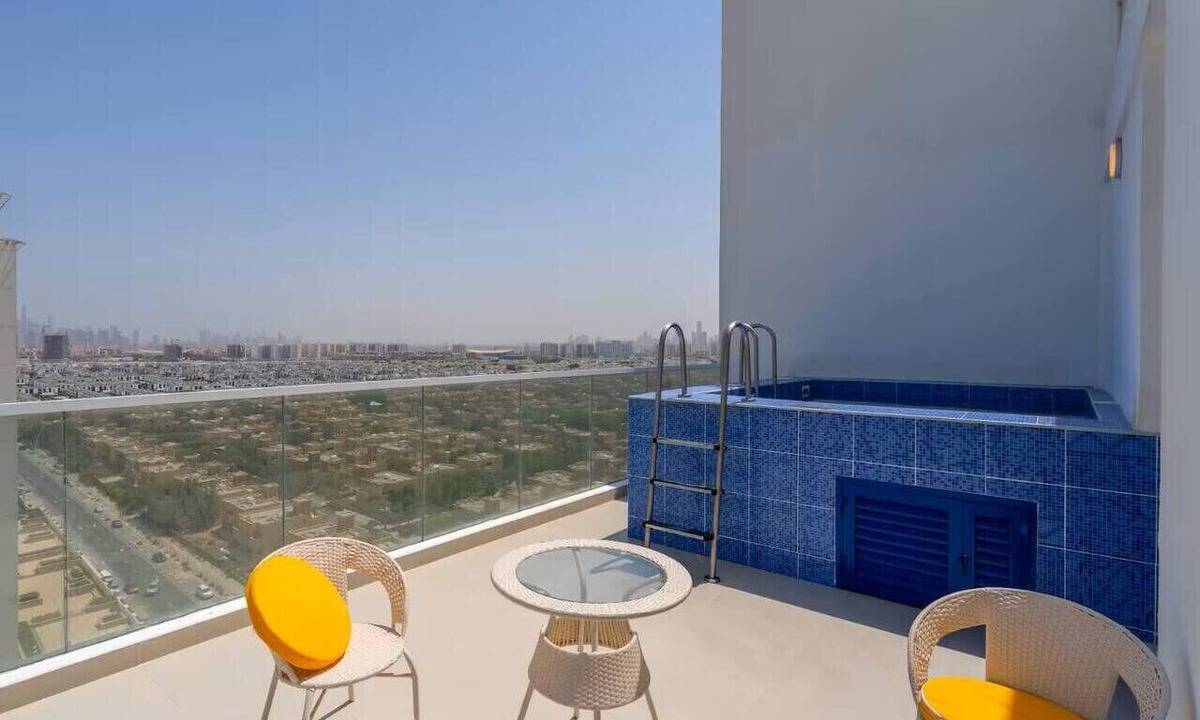 Dubai Apartment | Vogue | Gemz Al Furjan with Private Pool