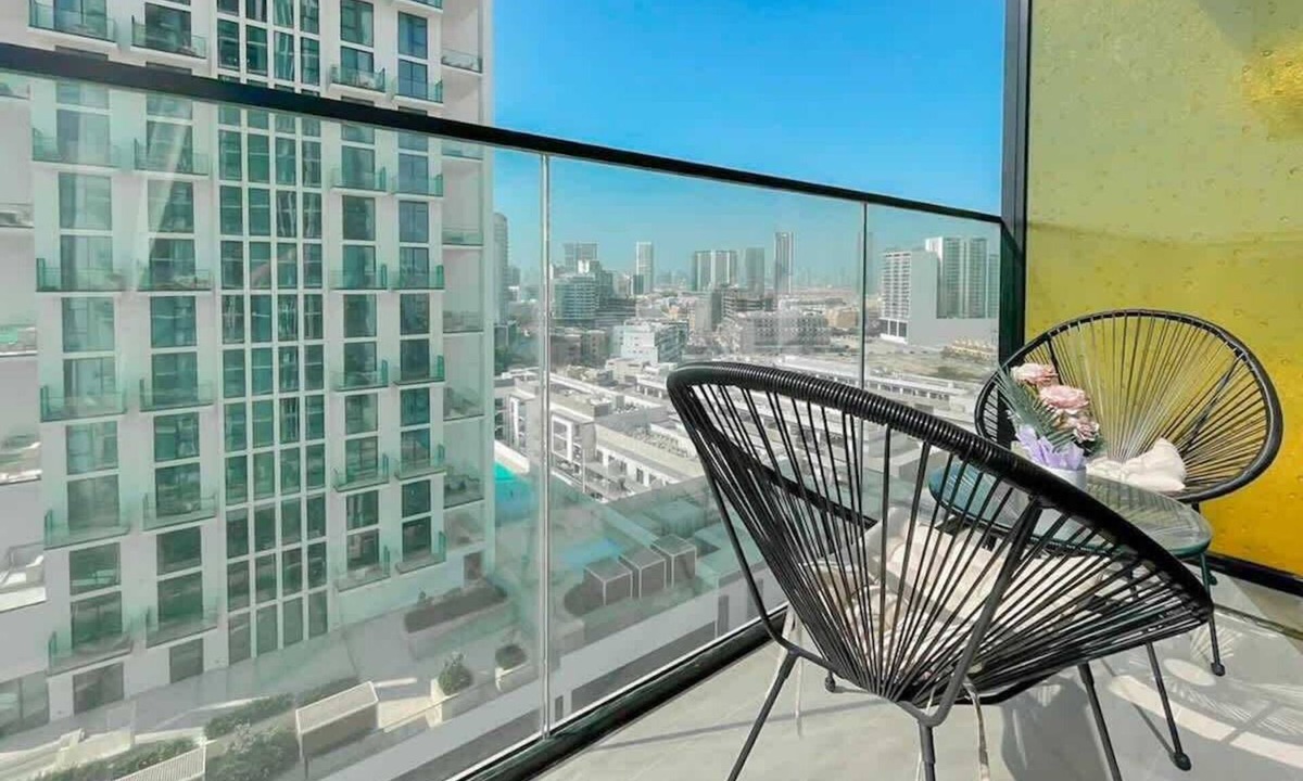 Jumeirah Village Circle Apartment | Warm Minimal 1BR in Binghatti Tulip with Free Parking!