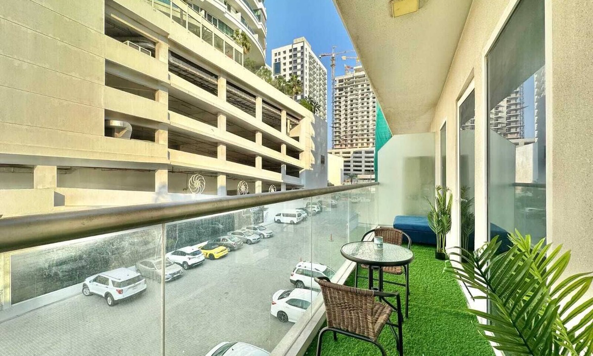 Jumeirah Village Circle Apartment | Yogi 1BR Pool Gym & Balcony JVC