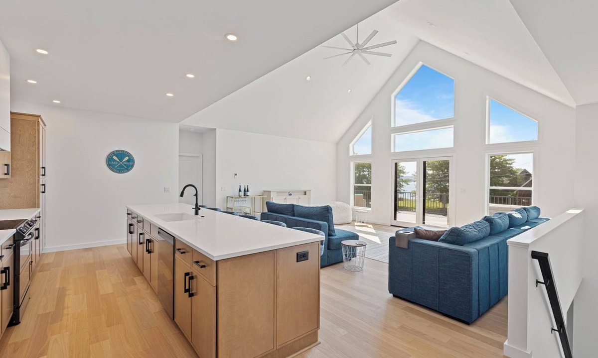 Romulus House | Your modern Seneca Lake escape with private beach access, lake views, and the perfect setting for Finger Lakes fun