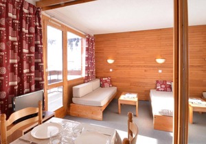 28 m² Studio flat ∙ 1 bedroom ∙ 4 guests in Plagne Bellecôte