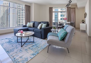 Stunning 1BR with Marina Views