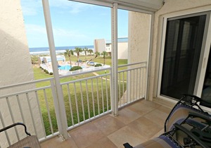 Tradewinds 113--Direct Ocean View, Remodeled Condo in Crescent Beach in St. Augustine