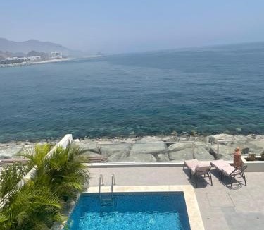Al Dhaid Villa | سحر المحيط لتأجير بيوت العطلات ocean magic luxury 4BR villa with privet pool, direct sea view,sharm-Al Dana Villa, Al Dana island by ocean magic holiday homes