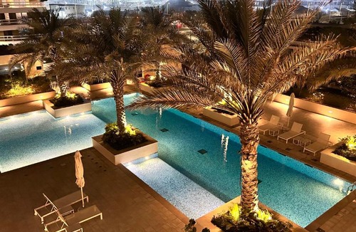 Saadiyat Cultural District Apartment | 1-Bed Loft with Pool View