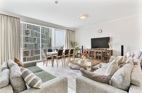 Dubai Marina Apartment | 3BR+Maid | Waterfront Apt w/Private Beach