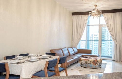 Business Bay Apartment | AWS Holiday Homes - Luxury Living besides Canal