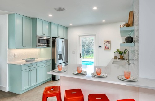 Crescent Beach House | Beachfront Paradise, New Pool and Hot Tub, Private Boardwalk, Six King Suites, $300 in Free Tickets!
