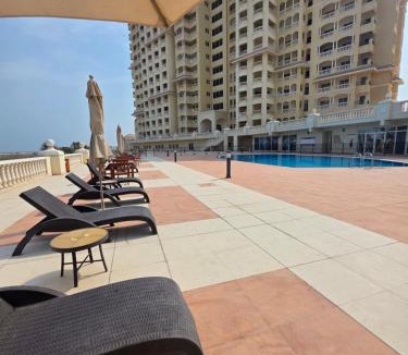 Al Hamra Village Apartment | Breeze Studio & Golf view, pool, gym & identity renew