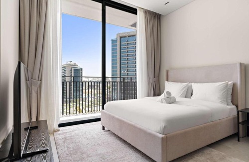Al Barsha Apartment | Bright studio in Arjan with pool gym and parking