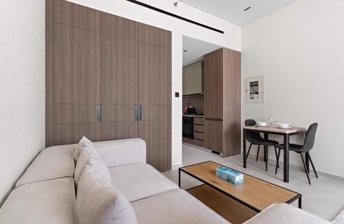 Al Barsha Apartment | Bright studio in Arjan with pool gym and parking