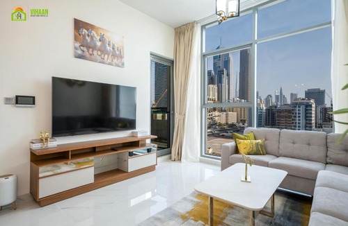 Dubai Apartment | Chic Oasis in Jumeirah Garden City by Vihaan Homes