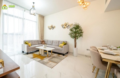 Dubai Apartment | Chic Oasis in Jumeirah Garden City by Vihaan Homes