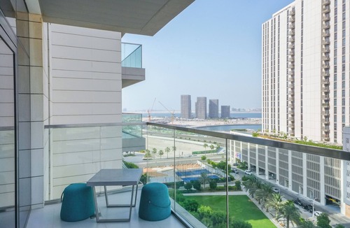 Al Zahiyah Apartment | Cozy 1BR Balcony + Cityscape