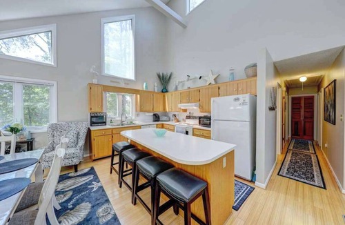 Sandpiper Pines House | Dog-friendly home close to the beach w/balcony, fireplace, grill, AC