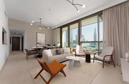 Bur Dubai Apartment | Elite Escape - 3 BHK Burj View & Dubai Mall Access