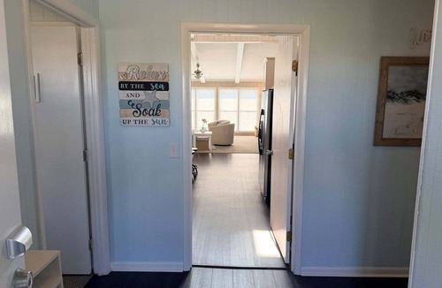Holden Beach House | Enjoy oceanfront views at How Sweet The Sound in Holden Beach, NC; perfect for families.