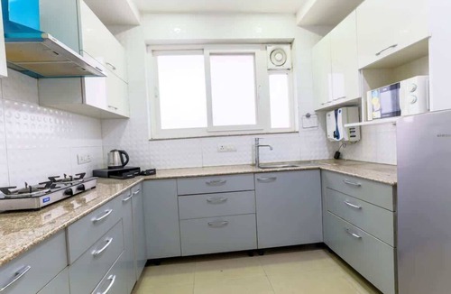 Sushant Lok Apartment | Executive suite! 2BR& Balcony