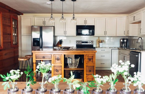 Gravois Mills House | Finn Inn, Lake of the Ozarks, lakefront home with beach, quiet cove
