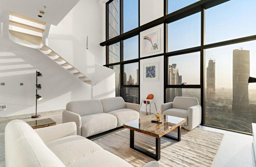 DIFC Apartment | FIRST CLASS 2BR Elegant Duplex Haven