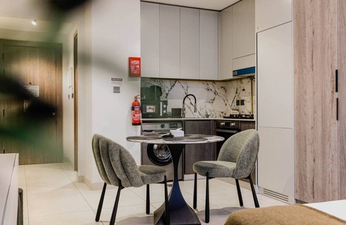 Dubai Sports City Apartment | HAVN - Studio in Amal Tower, Dubai Sports City