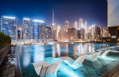 Business Bay Apartment | Heavenly Studio just Minutes from Burj Khalifa at Northside in Business Bay