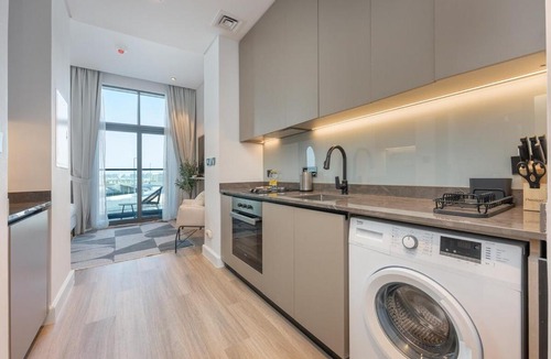 Business Bay Apartment | Heavenly Studio just Minutes from Burj Khalifa at Northside in Business Bay