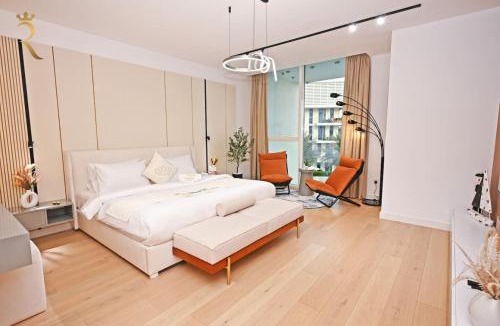 Saadiyat Cultural District Apartment | Lilac Breeze 1BR - Stylish Stay with Balcony Near Saadiyat Beach & Louvre Abu Dhabi