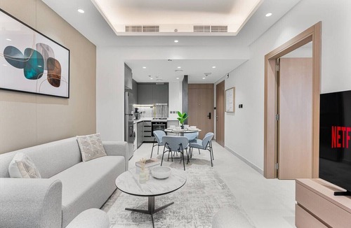 Jumeirah Village Triangle Condo | Luxury 1BR Retreat w/Balcony | JVT