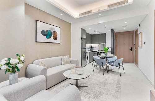 Jumeirah Village Triangle Condo | Luxury 1BR Retreat w/Balcony | JVT