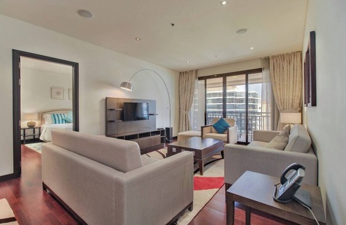 Bur Dubai Apartment | Luxury 2BR at Anantara Palm Beach & Pool Access