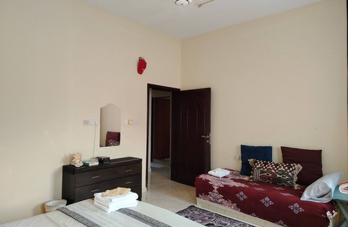 Al-Bustan Apartment | Marvelous 3-bedroom apartment with AC with a beach view beside old Muscat.