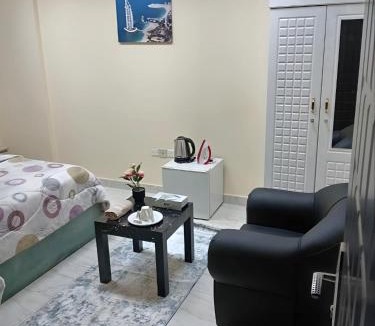 Mussafah Hostel | MBZ - Pleasant Tidy Room