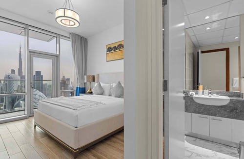 Business Bay Apartment | Premium 3BR Stay and Maid Room, Near Downtown