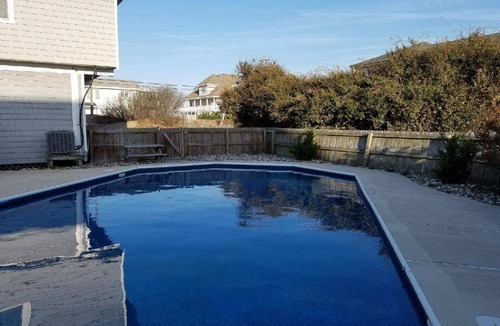 Sandbridge House | Sandbridge Beach Cottage: Pool, Spa,5BR3Bath, Pets ok ; Game room: Sleeps 14